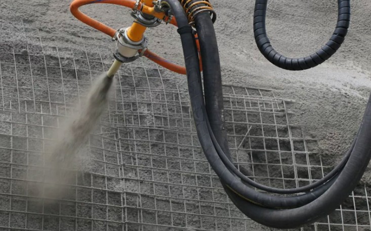 Concreto projetado fornecido pela Qualidade Concretos em Garopaba